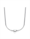 COLLAR PANDORA MOMENTS CON CIERRE DE CORAZÓN 393091C00-45 COLLAR PANDORA MOMENTS CON CIERRE DE CORAZÓN 393091C00-45