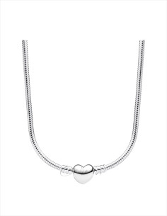 COLLAR PANDORA MOMENTS CON CIERRE DE CORAZÓN 393091C00-45