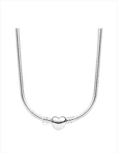 COLLAR PANDORA MOMENTS CON CIERRE DE CORAZÓN 393091C00-45