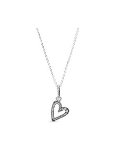 COLLAR PANDORA CORAZONES BRILLANTES 398688C01