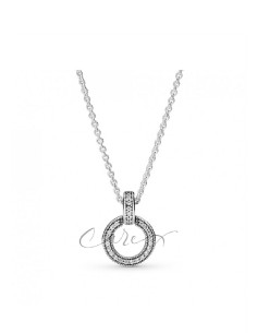 COLLAR PANDORA DOBLE CÍRCULO 399487C01-45