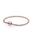 PULSERA PANDORA MOMENTS ROSE SIN ROSCAS PARA CHARM 580728-18