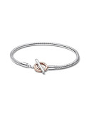 PULSERA PANDORA SIGNATURE CADENA DE SERPIENTE CON CIERRE EN T 582309C00