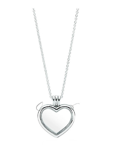 COLGANTE PANDORA MEDALLÓN CORAZÓN FLOTANTE PETITE MEMORIES 590544