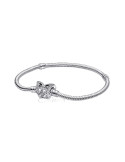 PULSERA PANDORA MOMENTS CADENA DE SERPIENTE CIERRE MARIPOSA 590782C01-17