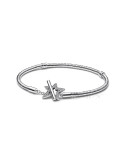 PULSERA PANDORA CADENA DE SERPIENTE CON CIERRE T ESTRELLA ASIMÉTRICA592357C01-17