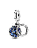 CHARM COLGANTE PANDORA DOBLE DISCO AZUL 799186C01