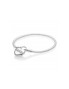 PULSERA PANDORA MOMENTS EN PLATA DE LEY CORAZÓN AMADO 597806-17