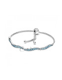 PULSERA PANDORA CON CIERRE DESLIZANTE AZUL ONDULADA 599436C01-1