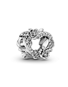 CHARM PANDORA CORAZÓN ABIERTO Y FLORES ROSAS 799281C01