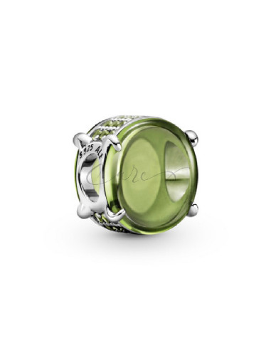 CHARM PANDORA CABUJÓN OVALADO VERDE 799309C02