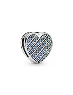 CHARM PANDORA REFLEXIONS CORAZÓN AZUL EN PAVÉ 799346C01