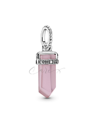 COLGANTE PANDORA AMULETO ROSA 399185C02
