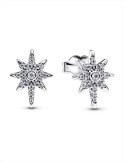 PENDIENTES DE BOTÓN PANDORA  ESTRELLA POLAR BRILANTE 293587C01