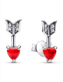 PENDIENTES PANDORA FLECHA Y CORAZÓN CRISTAL DE MURANO 293668C01