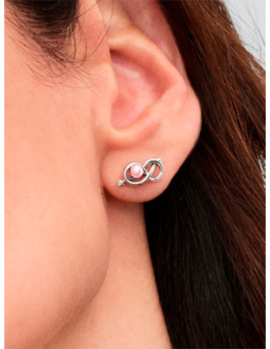 PENDIENTES DE BOTÓN PANDORA NUDO INFINITO 293761C01