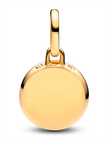 CHARM MINI MEDALLÓN PANDORA ME GRABABLE VERDE 763389C01