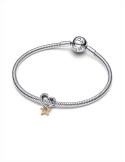 CHARM PANDORA ESTRELLA Y CORAZÓN DE LA SUERTE 763513C00
