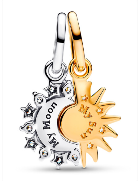 CHARM COLGANTE PANDORA DIVISIBLE SOL Y LUNA 763585C01