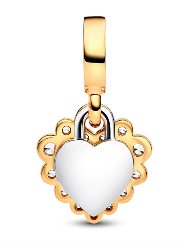 CHARM COLGANTE PANDORA DOBLE CORAZÓN BRILLANTE 763765C01