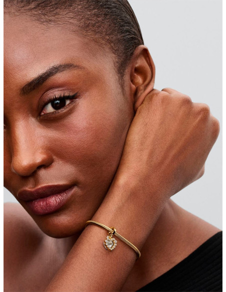 CHARM COLGANTE PANDORA DOBLE CORAZÓN BRILLANTE 763765C01