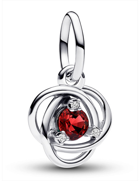 CHARM COLGANTE PANDORA CÍRCULO ETRNITY ROJO793125C01