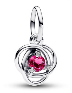 CHARM COLGANTE PANDORA CÍRCULO ETERNITY ROSA 793125C10