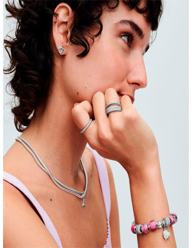 CHARM PANDORA ROSA ROSA FLORECIENDO 793212C02