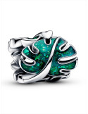 CHARM PANDORA HOJAS DE MONSTERA VERDE 793332C01