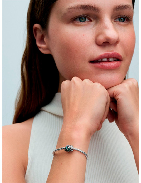 CHARM PANDORA HOJAS DE MONSTERA VERDE 793332C01
