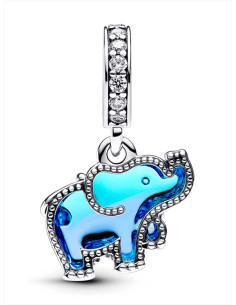 CHARM COLGANTE PANDORA DE CRISTAL DE MURANO AZUL ELEFANTE 793339C01 2