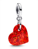 CHARM COLGANTE PANDORA CORAZÓN ROJO OPLASCENTE 793348C01