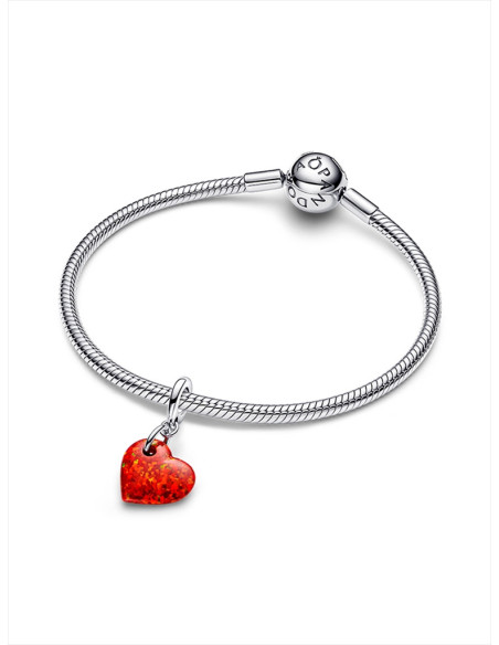 CHARM COLGANTE PANDORA CORAZÓN ROJO OPLASCENTE 793348C01