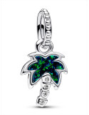 CHARM COLGANTE PANDORA PALMERA VERDE OPALESCENTE 793352C01 CHARM COLGANTE PANDORA PALMERA VERDE OPALESCENTE 793352C01