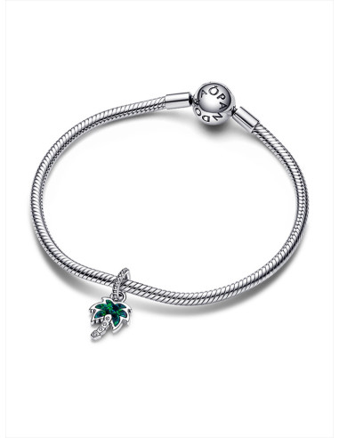 CHARM COLGANTE PANDORA PALMERA VERDE OPALESCENTE 793352C01