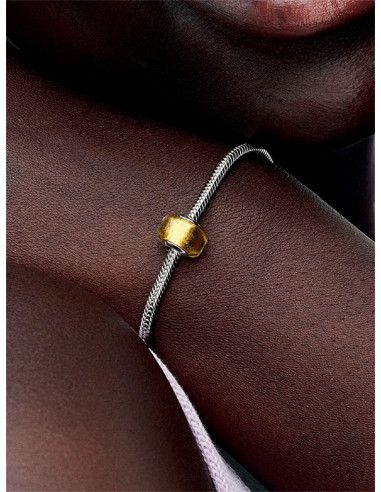 CHARM MINI PANDORA CRISTAL DE MURANO DORADO 793353C00