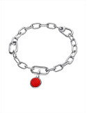 CHARM MINI MEDALLÓN PANDORA ME GRABABLE ROJO 793389C01