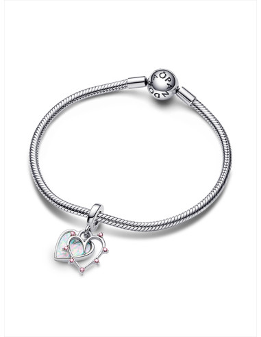 CHARM COLGANTE PANDORA DOBLE AMISTAD OPALESCENTE 793434C01