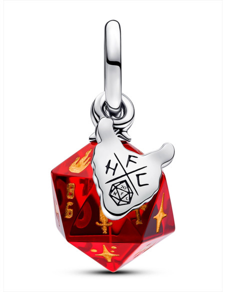 CHARM COLGANTE PANDORA DADO CLUB DEL FUEGO INFERNAL DE STRANGER THINGS 793564C01