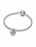 CHARM GOLGANTE PANDORA GRABABLE CORAZÓN AMOR 793604C01