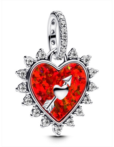 CHARM COLGANTE PANDORA FLECHA CORAZÓN GIRATORIO 793667C01