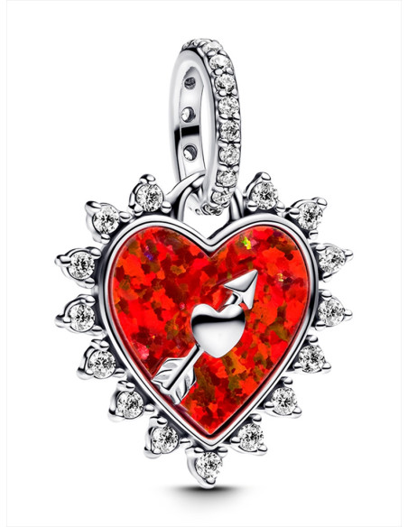 CHARM COLGANTE PANDORA FLECHA CORAZÓN GIRATORIO 793667C01