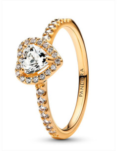 ANILLO PANDORA CORAZÓN EN RELIEVE 168421C01