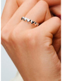 ANILLO PANDORA FILA DE CORAZONES 193427C00