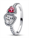 ANILLO PANDORA HALO CORAZONES 193662C01