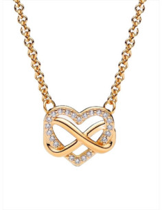 COLLAR PANDORA CORAZÓN INFINITO BRILLANTE 392666C01-50