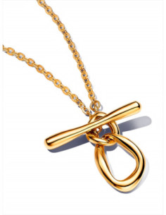 COLLAR PANDORA CON CIERRE DE BARRA EN T CIRCULOS FORMA ORGÁNICA 363255C00