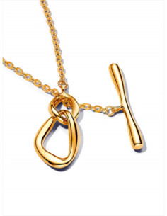 COLLAR PANDORA CON CIERRE DE BARRA EN T CIRCULOS FORMA ORGÁNICA 363255C00 2
