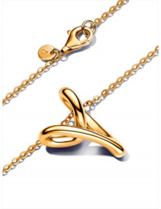 COLLAR PANDORA CORAZÓN FORMA ORGÁNICA 363272C00 2