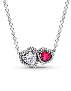 COLLAR PANDORA HALO CORAZONES 393632C01